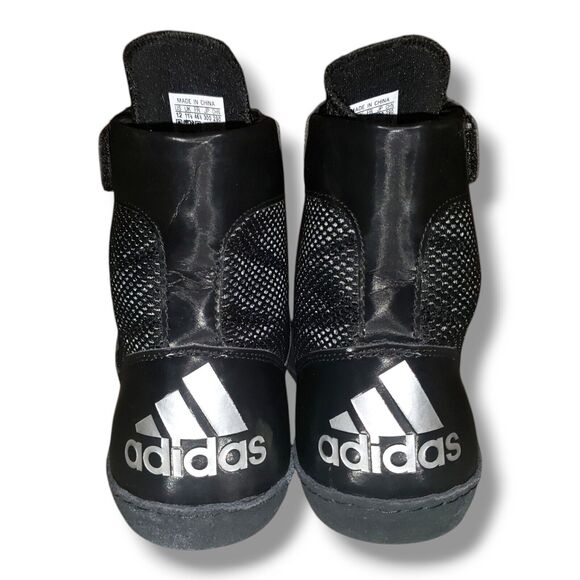 Adidas Combat Speed 5 Black/Silver Mens Size 12 Wrestling Shoes - Picture 5 of 7